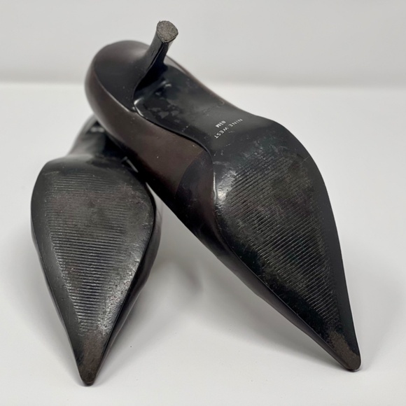 NINE WEST Dark Brown Pumps Size 8 1/2M - Picture 5 of 7